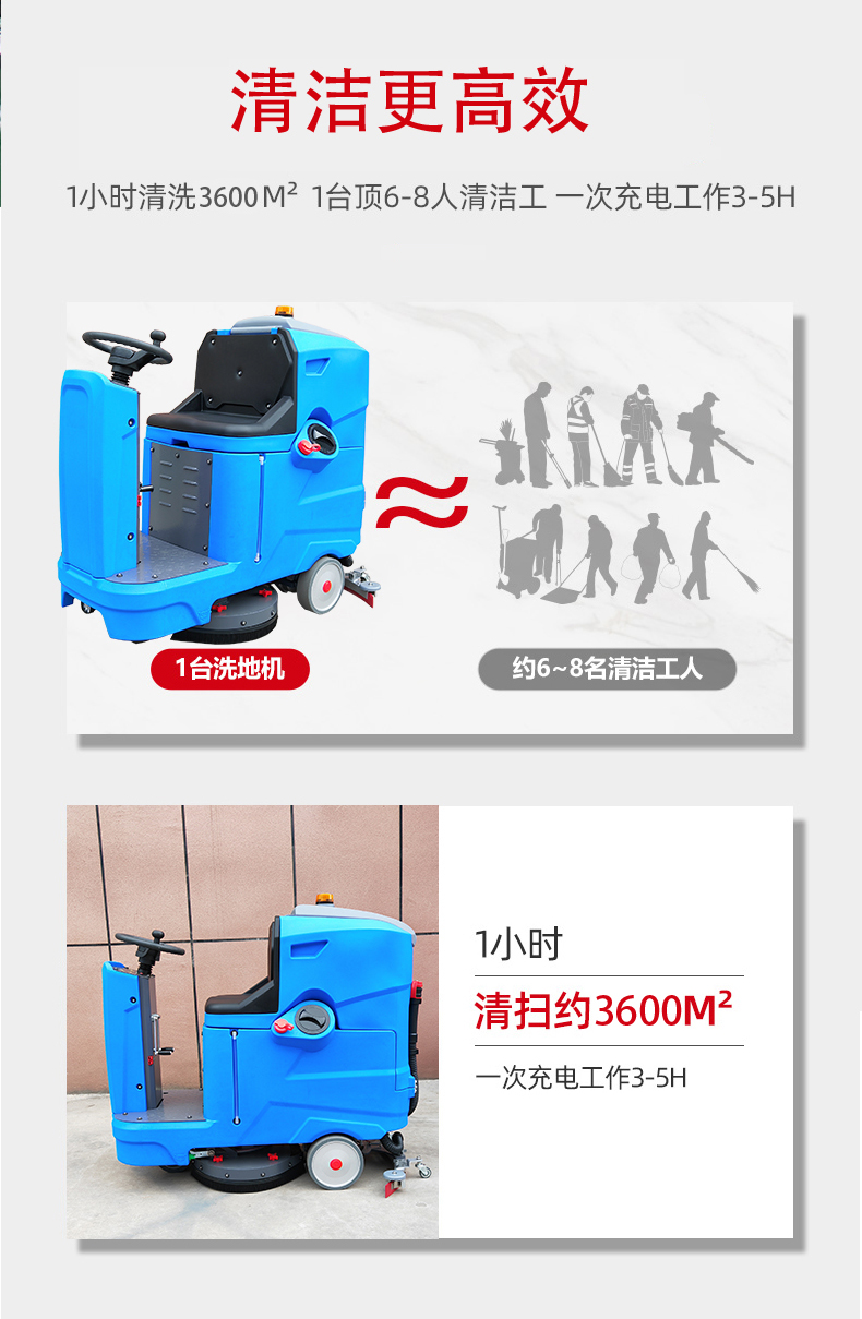 天津驾驶式洗地机更适合用在高铁站