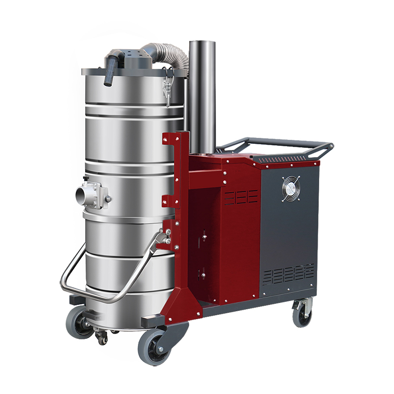 天津坦洁380V 双桶手动反吹工业吸尘器X8系列